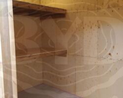 plywood and large shelves