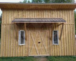 12x21 Cedar Board and Batten Shed