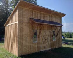 12x21 Cedar Board and Batten Shed